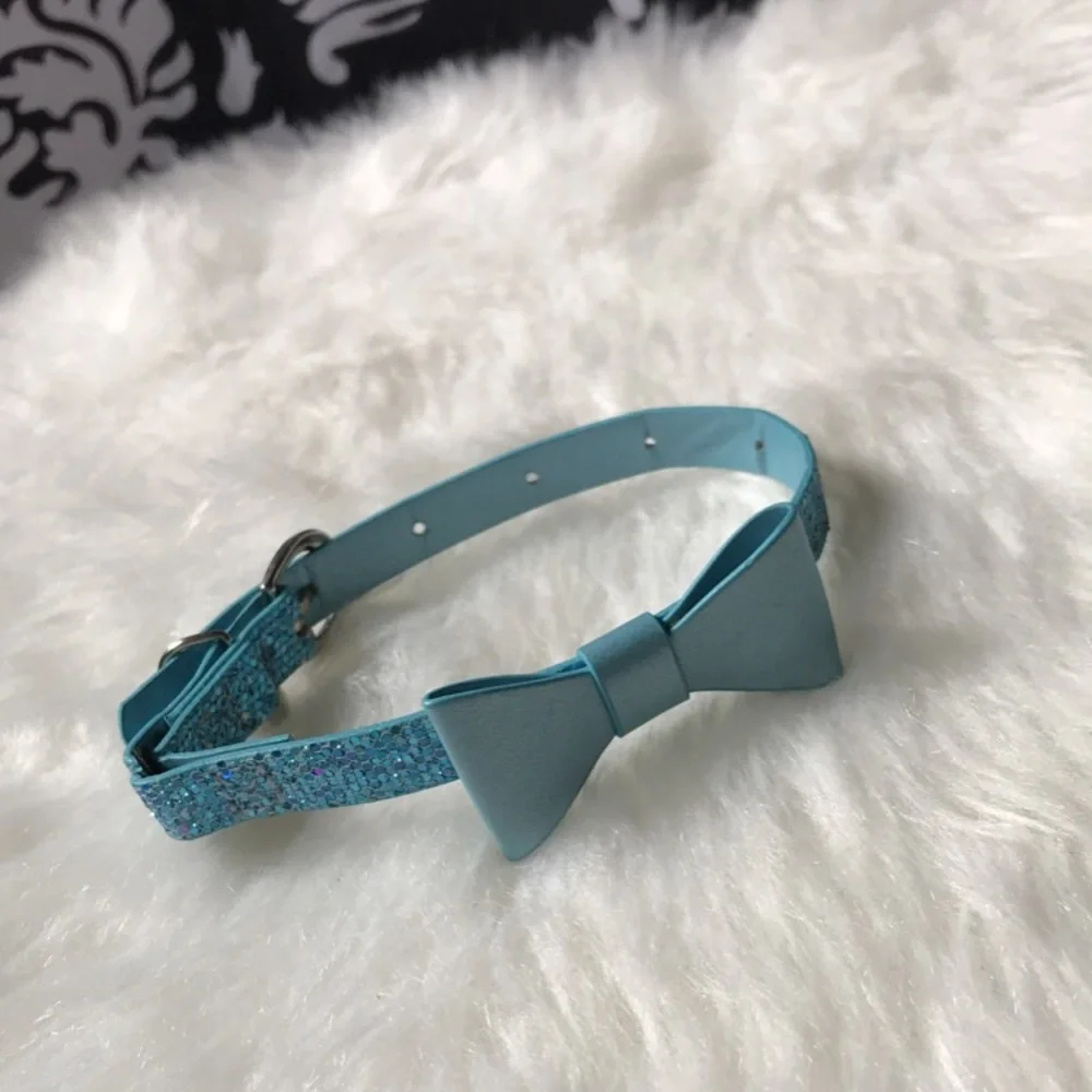 Sparkle Bow Pet Collar